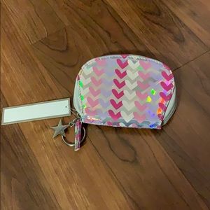 Shiny with hearts coin purse